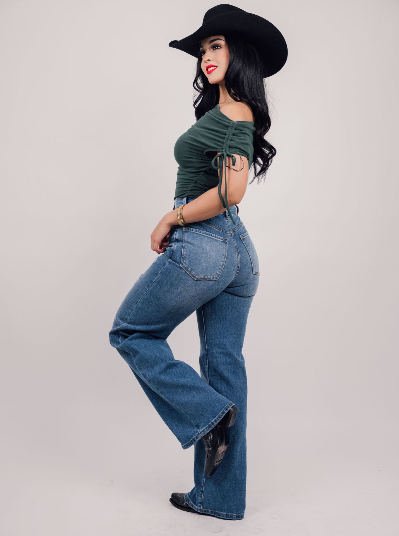 High Rise Everyday Wide Leg Jeans