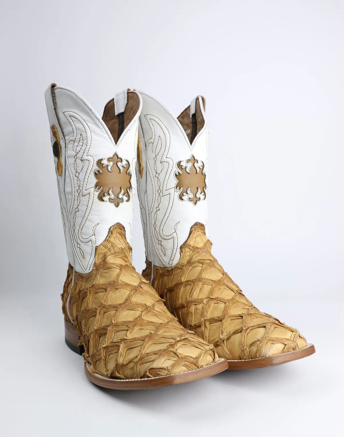Premium Exotic Pirarucu Cowboy Boots