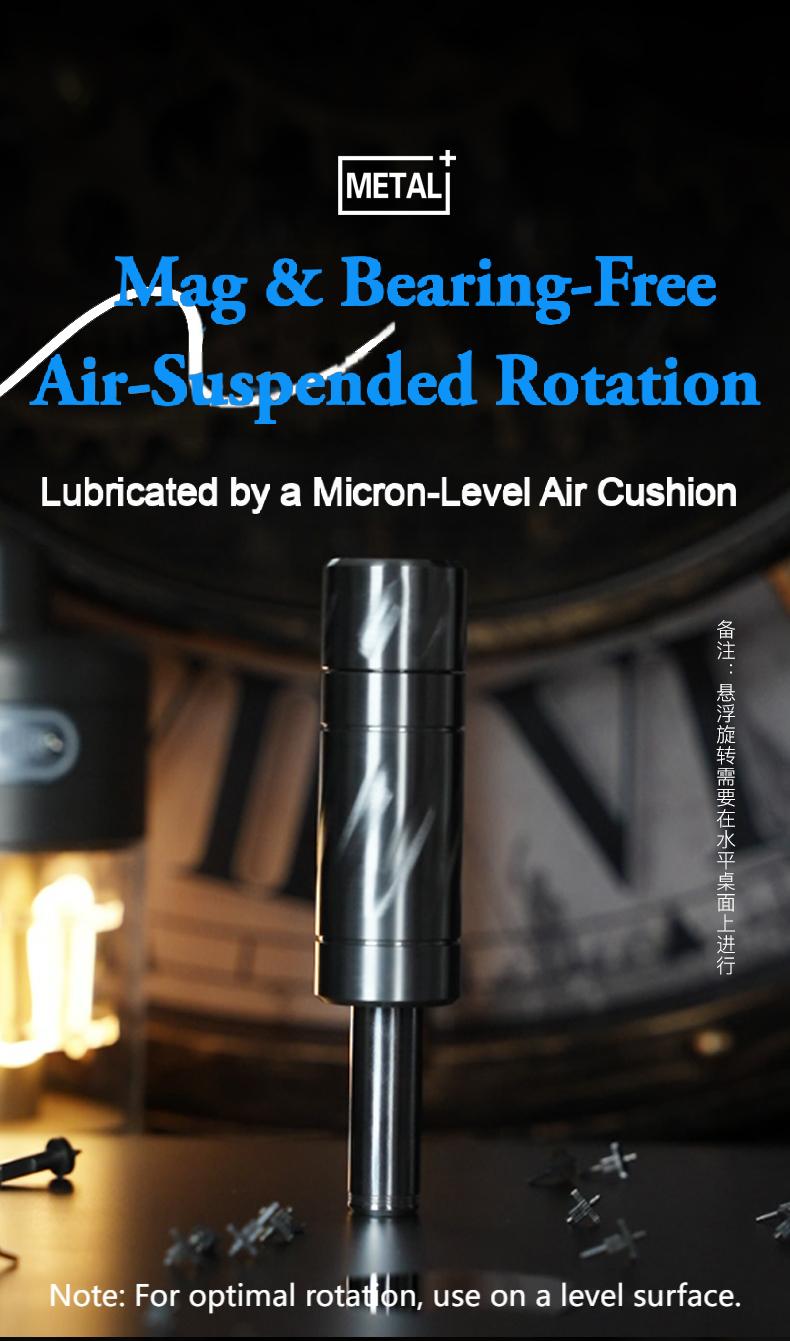 Metal Plus EDC Zero Pneumatic Ultra-High Precision Mechanical Metal Press-and-Bounce Fingertip Stress Relief Toy