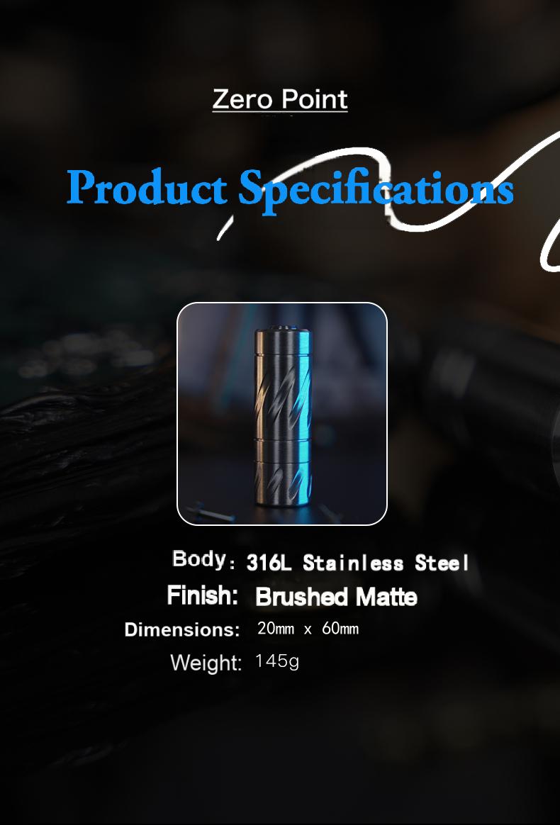 Metal Plus EDC Zero Pneumatic Ultra-High Precision Mechanical Metal Press-and-Bounce Fingertip Stress Relief Toy