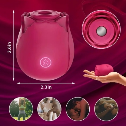 [With Free Storage Bag]The Original Suction Rose ToyTM in Seven Colors. Chosen by 160,000+ Shoppers