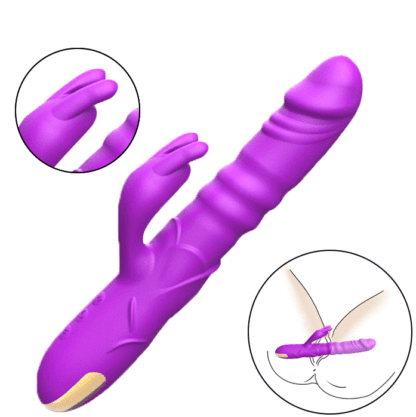 Dual-Action Personal Massager with Auto Motion for Deep-Point & Targeted External Stimulation