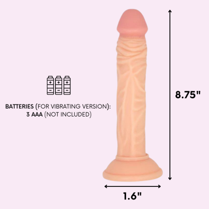 Best-Selling 8.5 Inch Vibrating Suction-Cup Toy