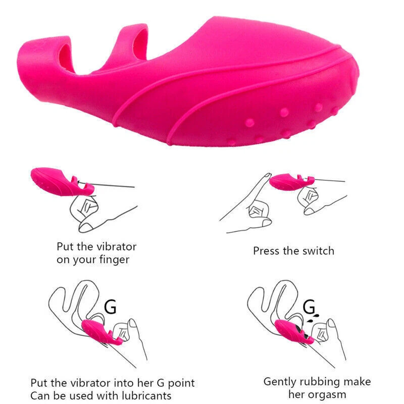 Finger-Tip Vibrator - A Precise Sensual Aid for Intimate Moments
