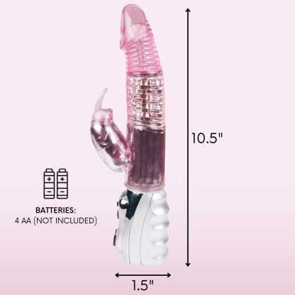 #1 Rotating Rabbit Dual-Action Vibrator