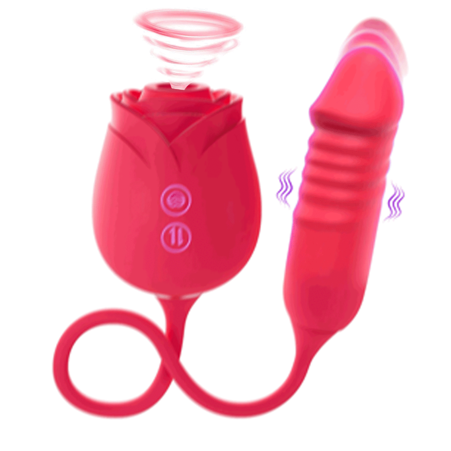 2025 Upgraded Rose Clit Sucking Toy Dildo G-spot Vibrator