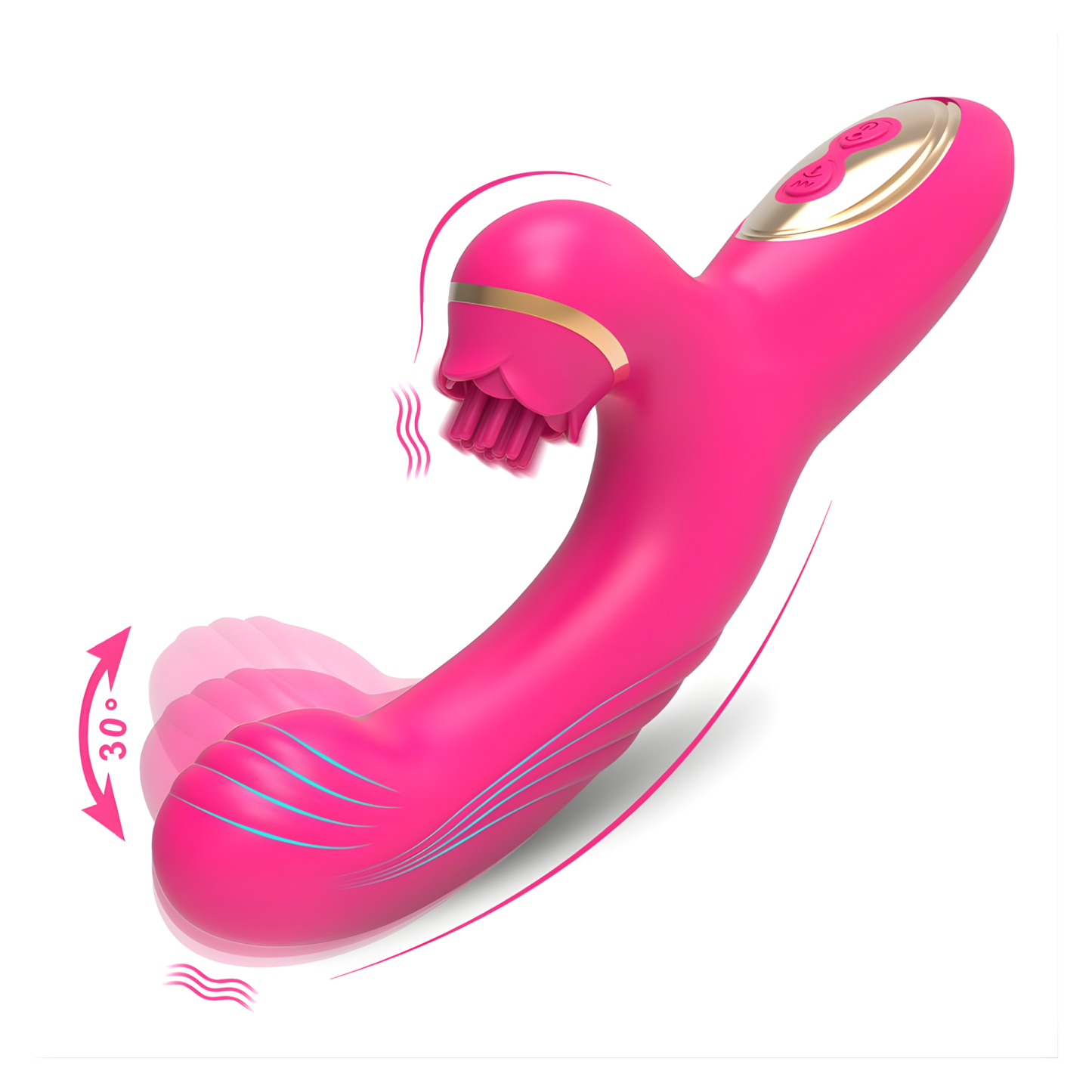 Fingertip-Style Dual-Action Massager — Experience Blended Pleasure with Pulsating External Stimulation & Targeted Internal Massage!