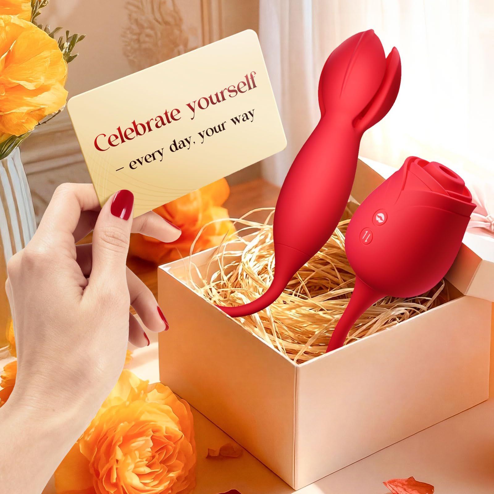 Detachable App-Controlled Dual-Action Personal Massager (2 Modes)