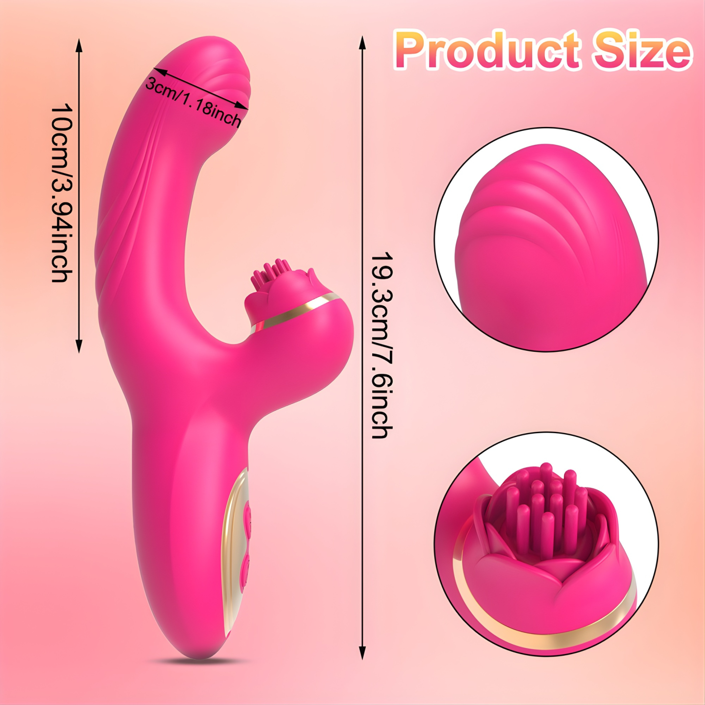 Fingertip-Style Dual-Action Massager — Experience Blended Pleasure with Pulsating External Stimulation & Targeted Internal Massage!