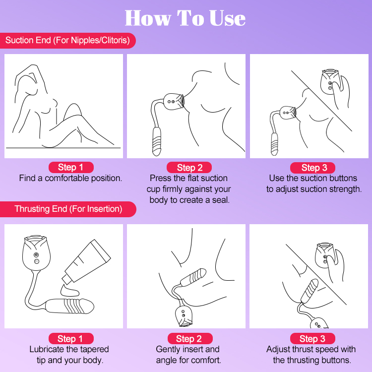 2025 Upgraded Rose Clit Sucking Toy Dildo G-spot Vibrator