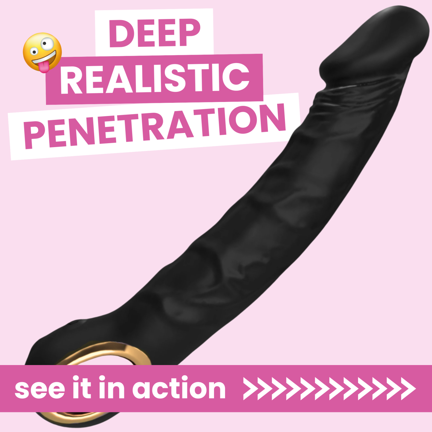 9.5 Inch Veined Vibrating Silicone Toy - Deep, Lifelike Sensation!