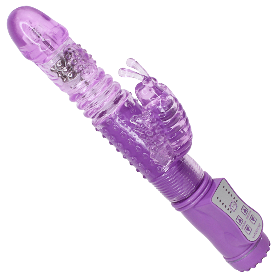 Thrusting Rotating Dual-Action Butterfly Massager