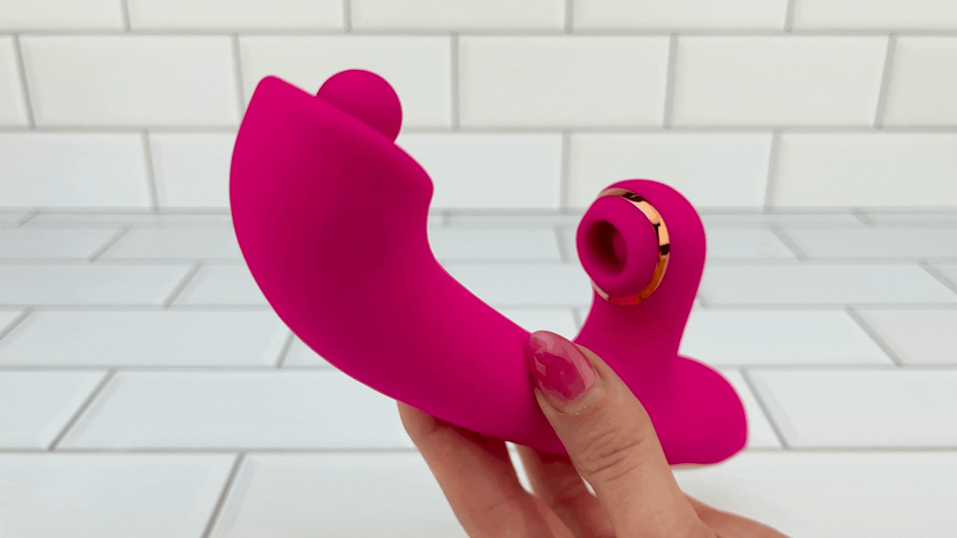Rotating Pinpoint Internal & Air Pulse Dual-Action Vibe — Targeted, Tight Circles for Elevated Pleasure!