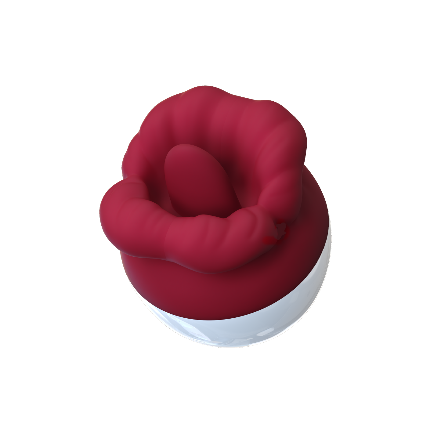 Flaming Red Lips Self-Motion Flickering Tongue Clit Stimulator