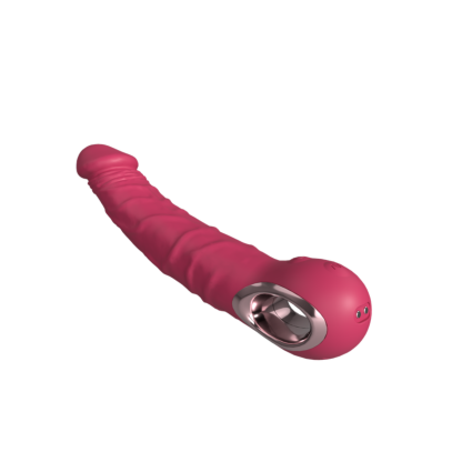 9.5 Inch Veined Vibrating Silicone Toy - Deep, Lifelike Sensation!