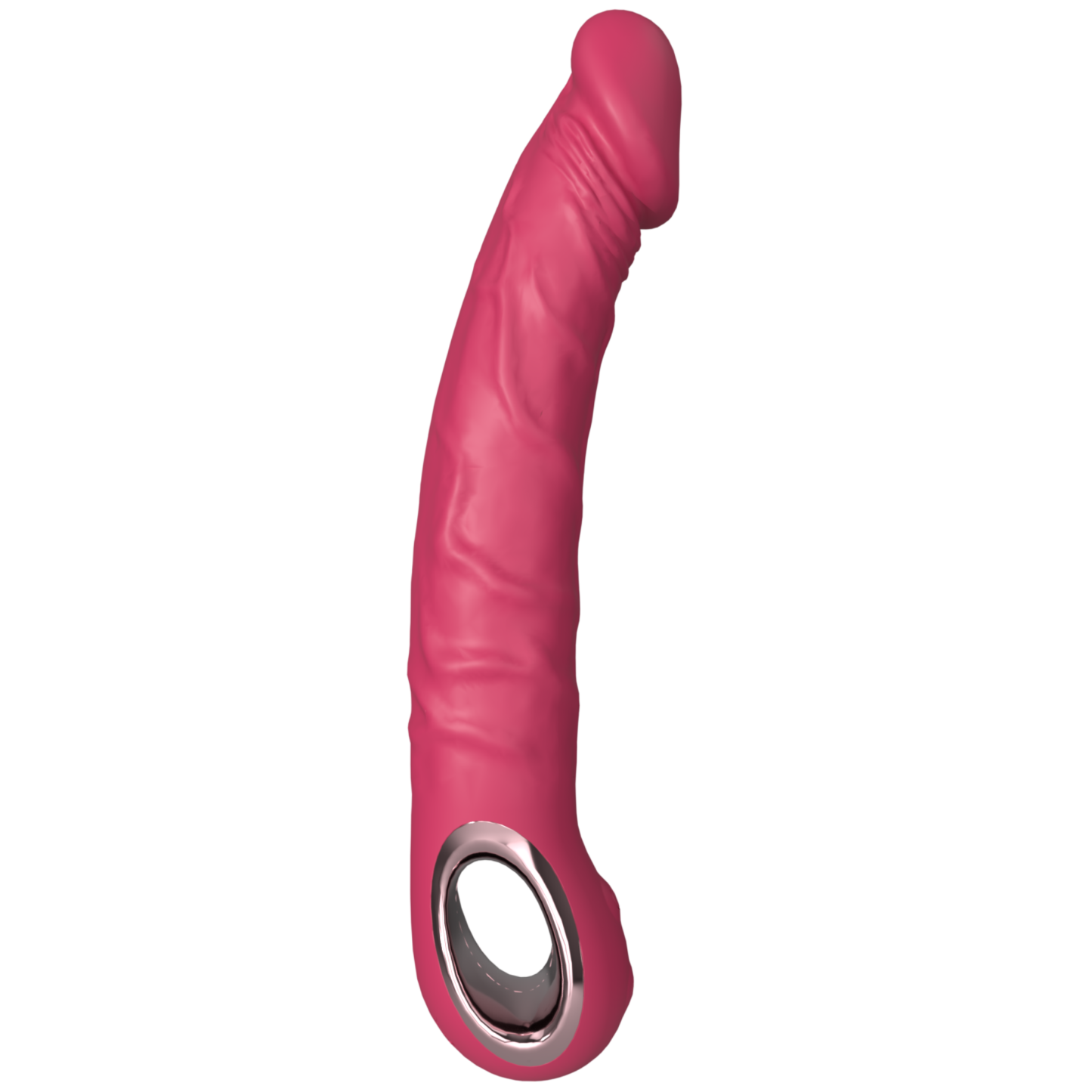 9.5 Inch Veined Vibrating Silicone Toy - Deep, Lifelike Sensation!