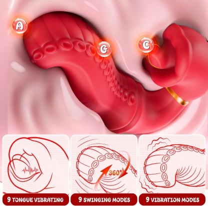 Soft-Touch Wellness Massager with LCD Display & 9 Motion Modes