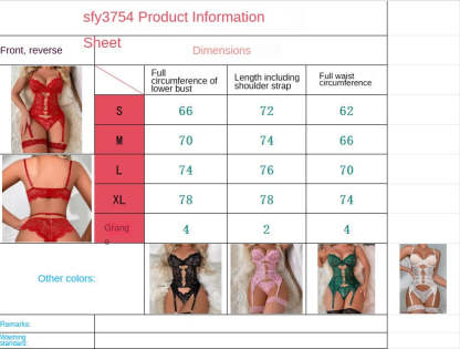 Women's Floral Lace Mesh Lingerie Set Teddy Babydoll Bodysuit with Garter Belts,Valentine's Day Gift,Minimalist Basic Nightgown Sleepwear