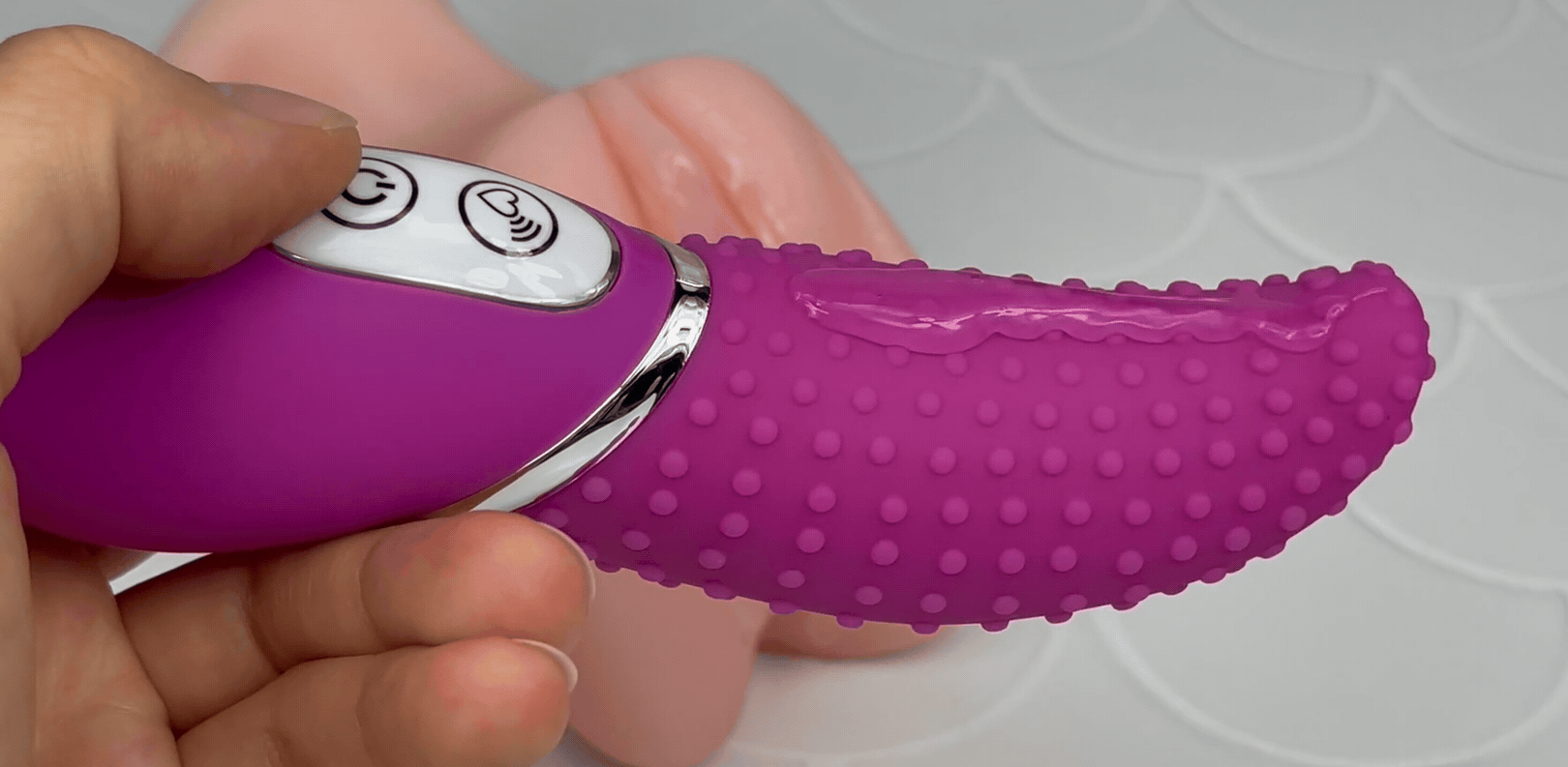 Bumpy Betty Curved-Tip Massager for External Stimulation