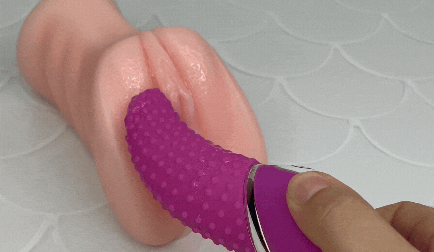 Bumpy Betty Curved-Tip Massager for External Stimulation