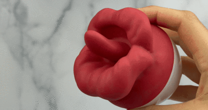 Flaming Red Lips Self-Motion Flickering Tongue Clit Stimulator