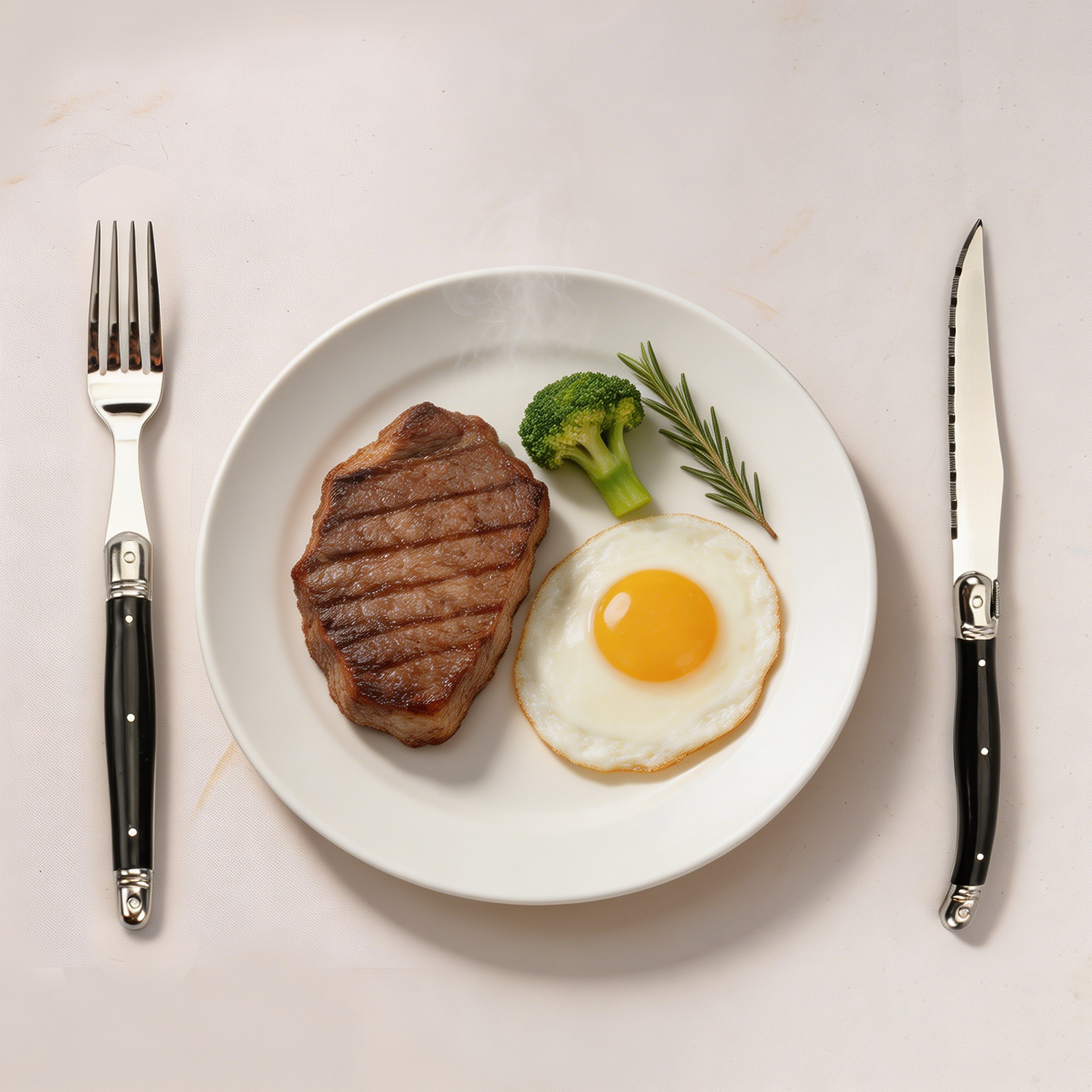 Homeful 4 Pieces Stainless Steel Black Flatware