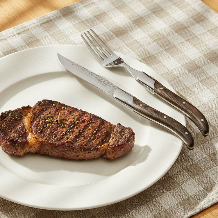 Homeful Best Steak Knife Set Laguiole Flatware 