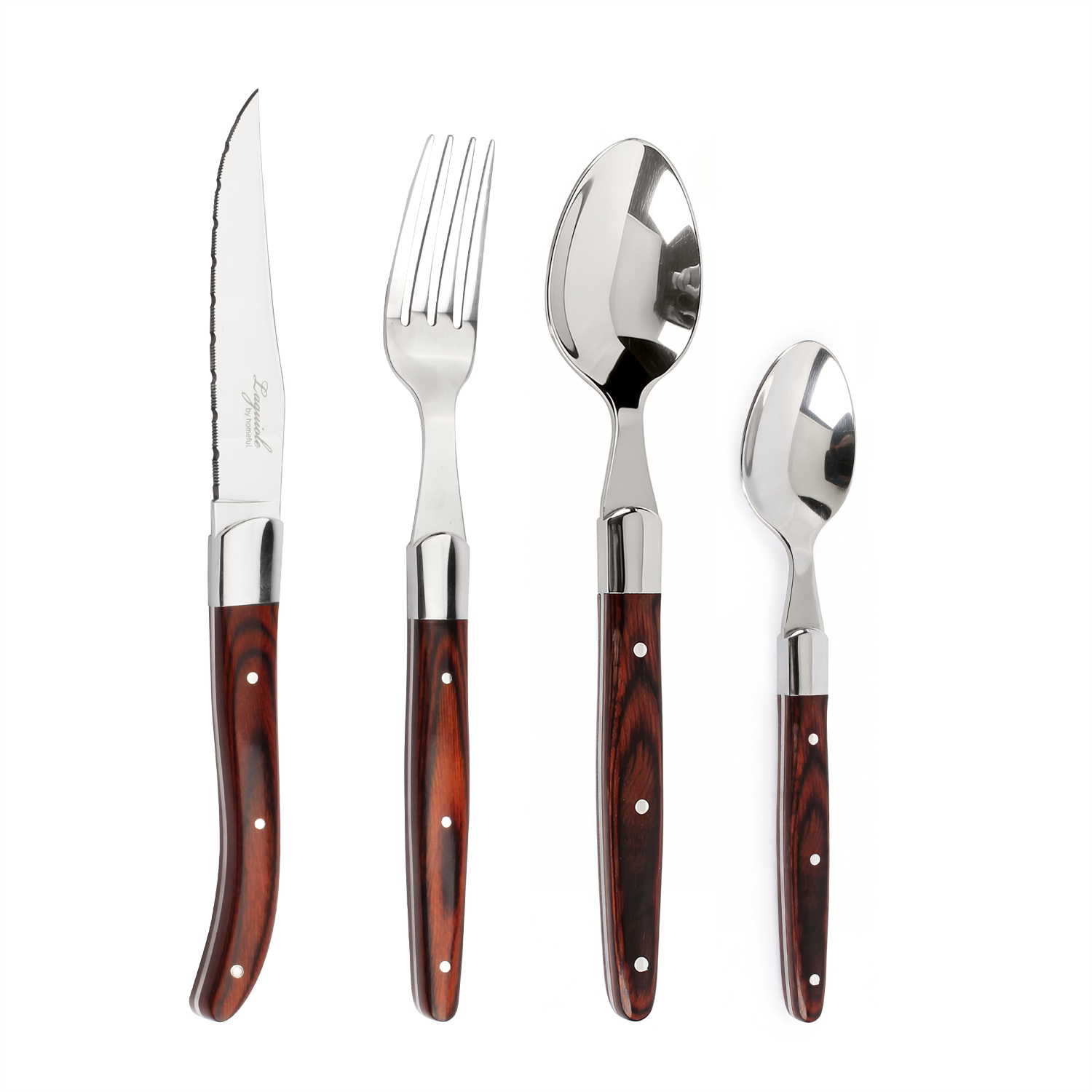 Homeful Flatware Table Knife Set with Steak Knives