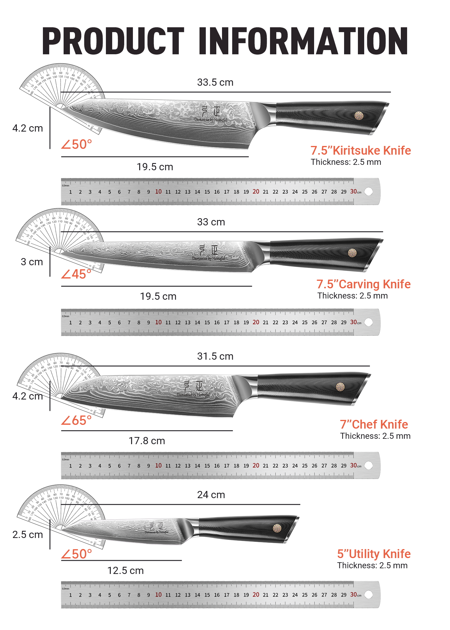 best damascus chef knife
