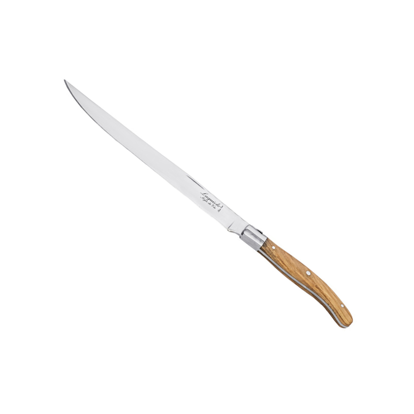 Homeful Laguiole Carving Knife Handle Olive Wood