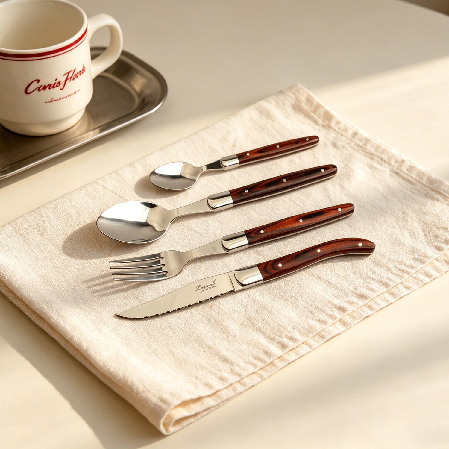 Homeful Flatware Table Knife Set with Steak Knives
