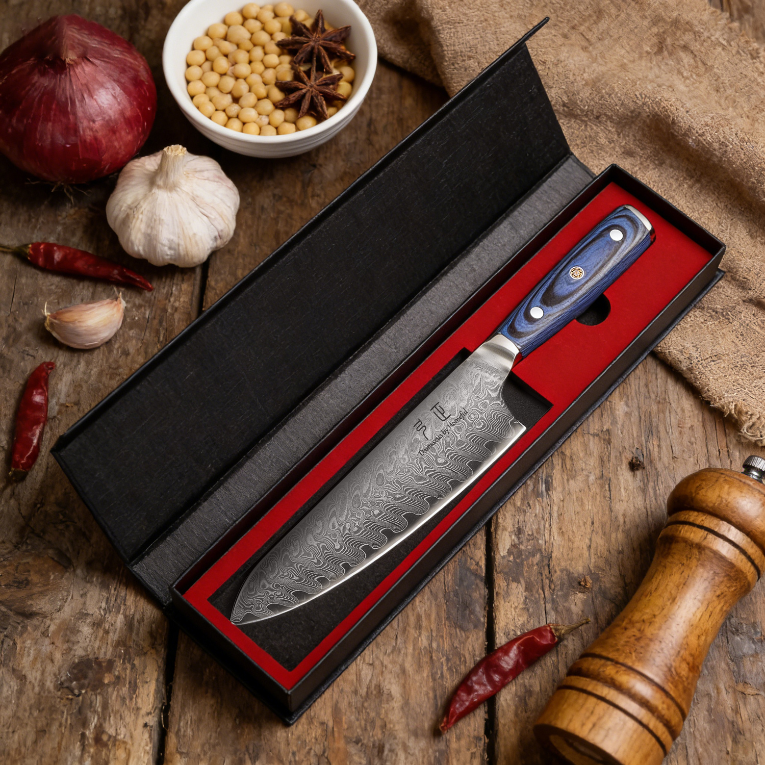 Homeful Damascus VG10 Steel Professional Kitchen Knife