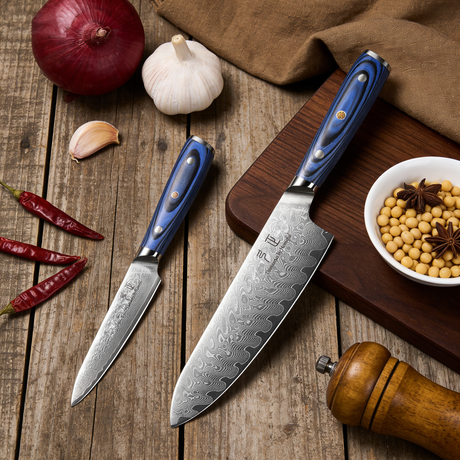 Homeful Damascus VG10 Steel Professional Kitchen Knife
