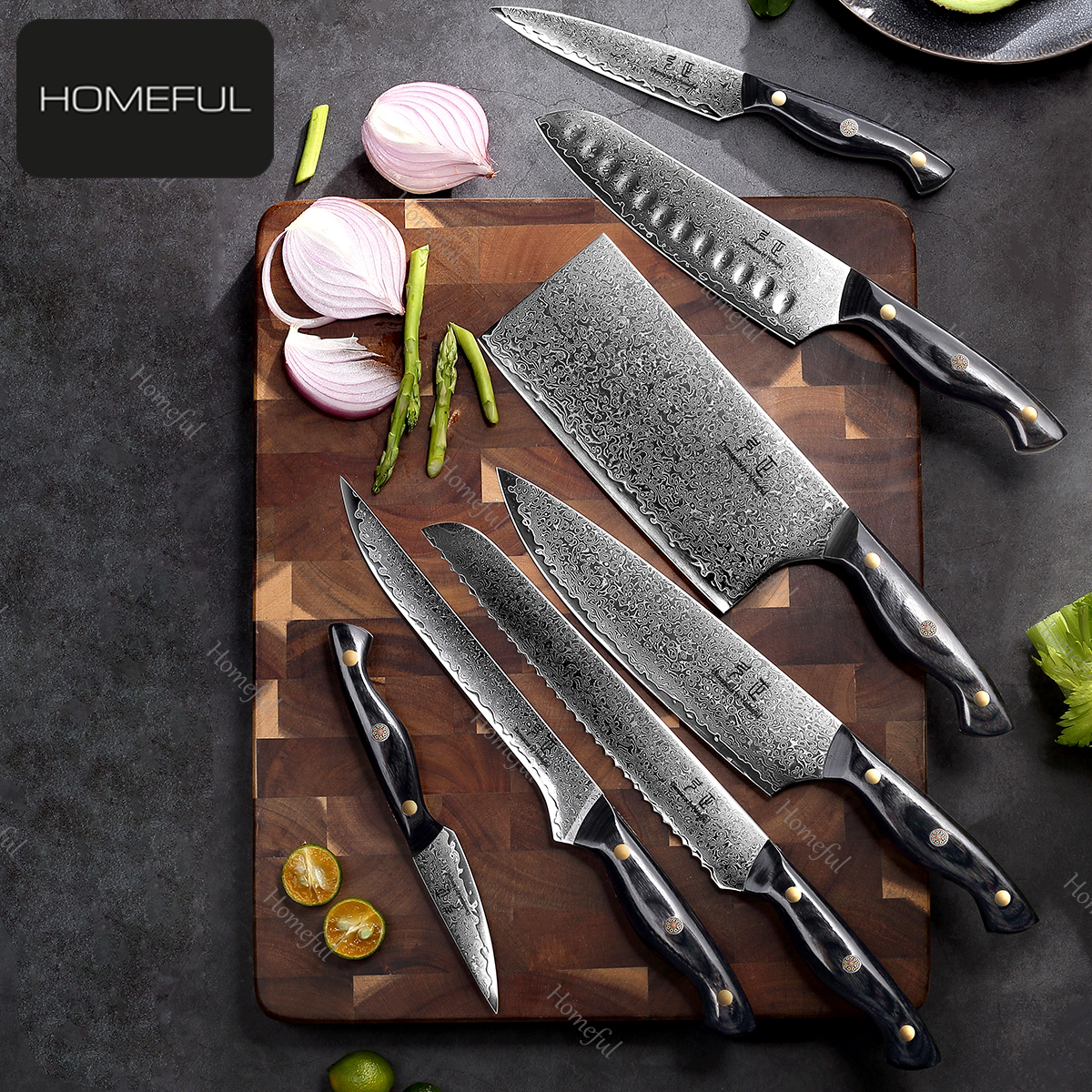 Damascus steel vs stainless steel kitchen chef knives comparison