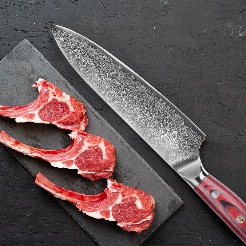 Homeful 8 Inch Chef Knife with Wood Handle