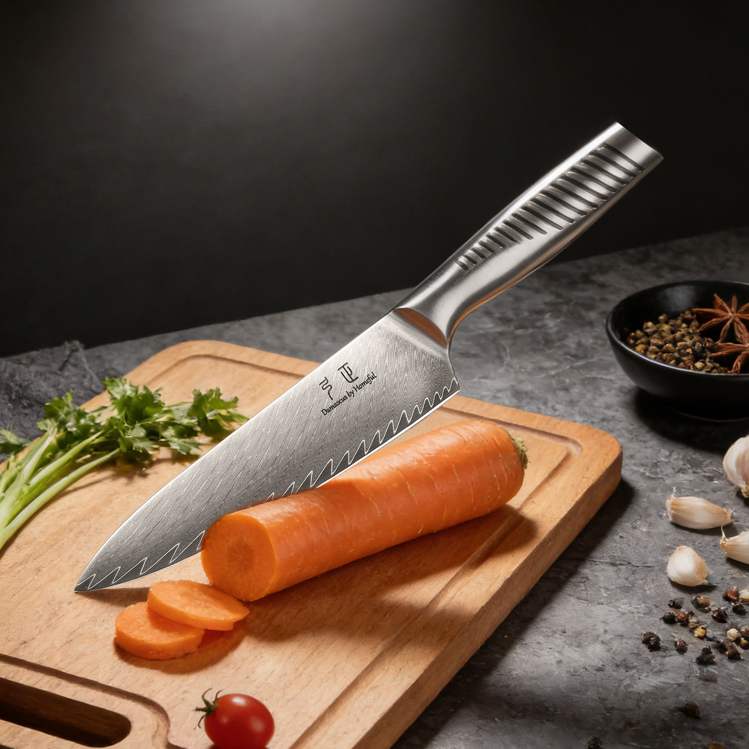 Hoemful 6 Piece Kitchen Knife Set