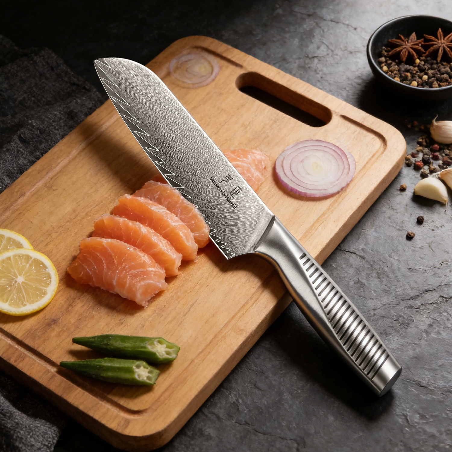 Hoemful 6 Piece Kitchen Knife Set