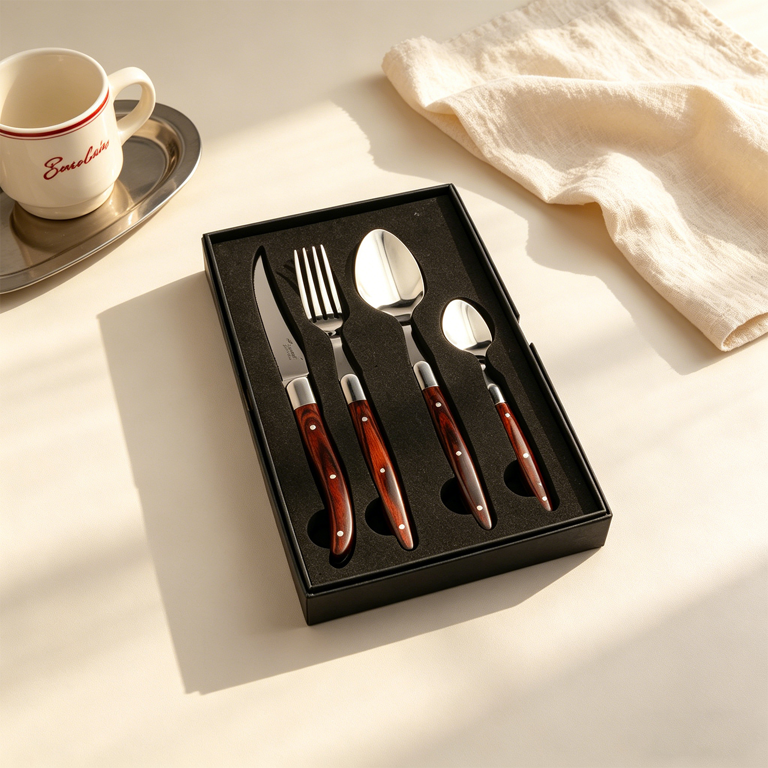 Homeful Flatware Table Knife Set with Steak Knives