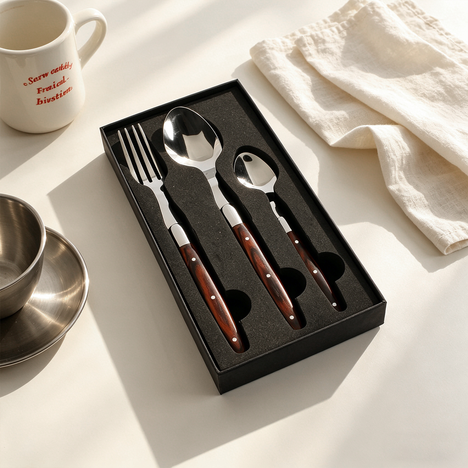 Homeful 3 Pieces Stainless Steel Flatware Set