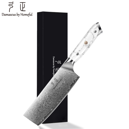 7"  Cleaver knife with Turquoise Stone handle