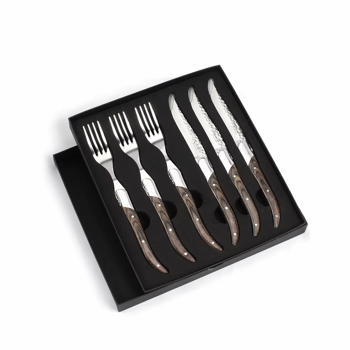 Homeful Best Steak Knife Set Laguiole Flatware 
