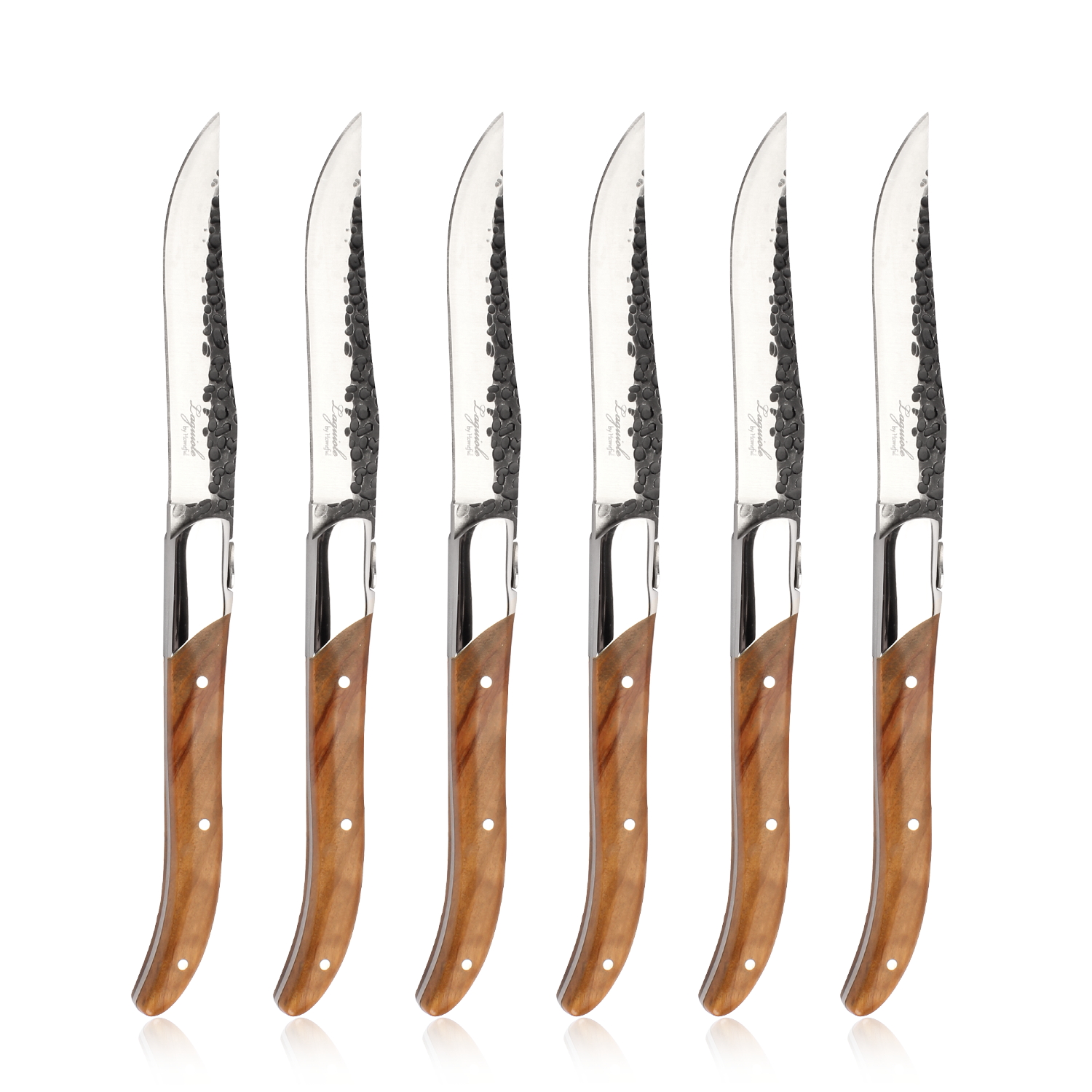 Homeful Laguiole Forged Hammer Steak Knife Set