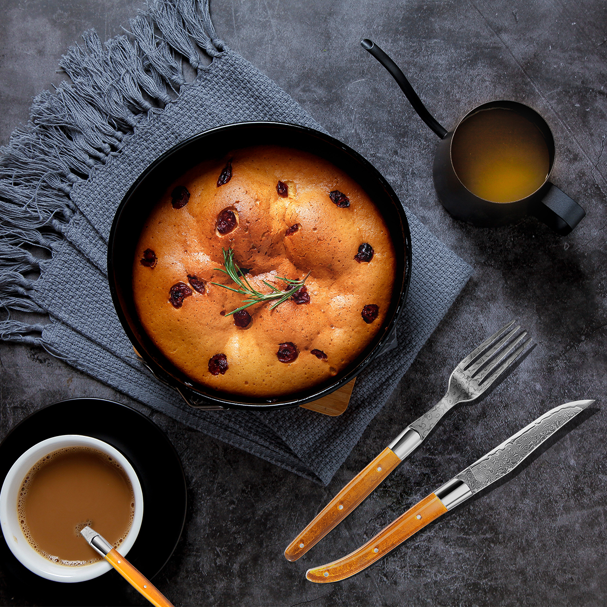 Homeful 3 Pieces Luxury  Cutlery Set