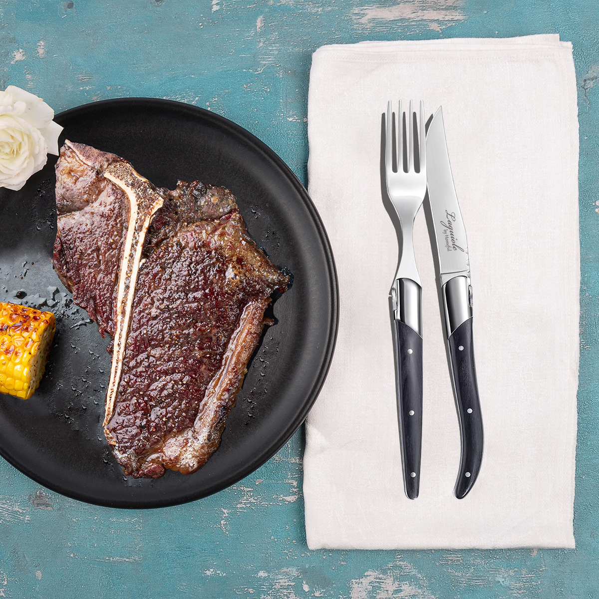 Homful 2 Pieces Table Knife And Fork