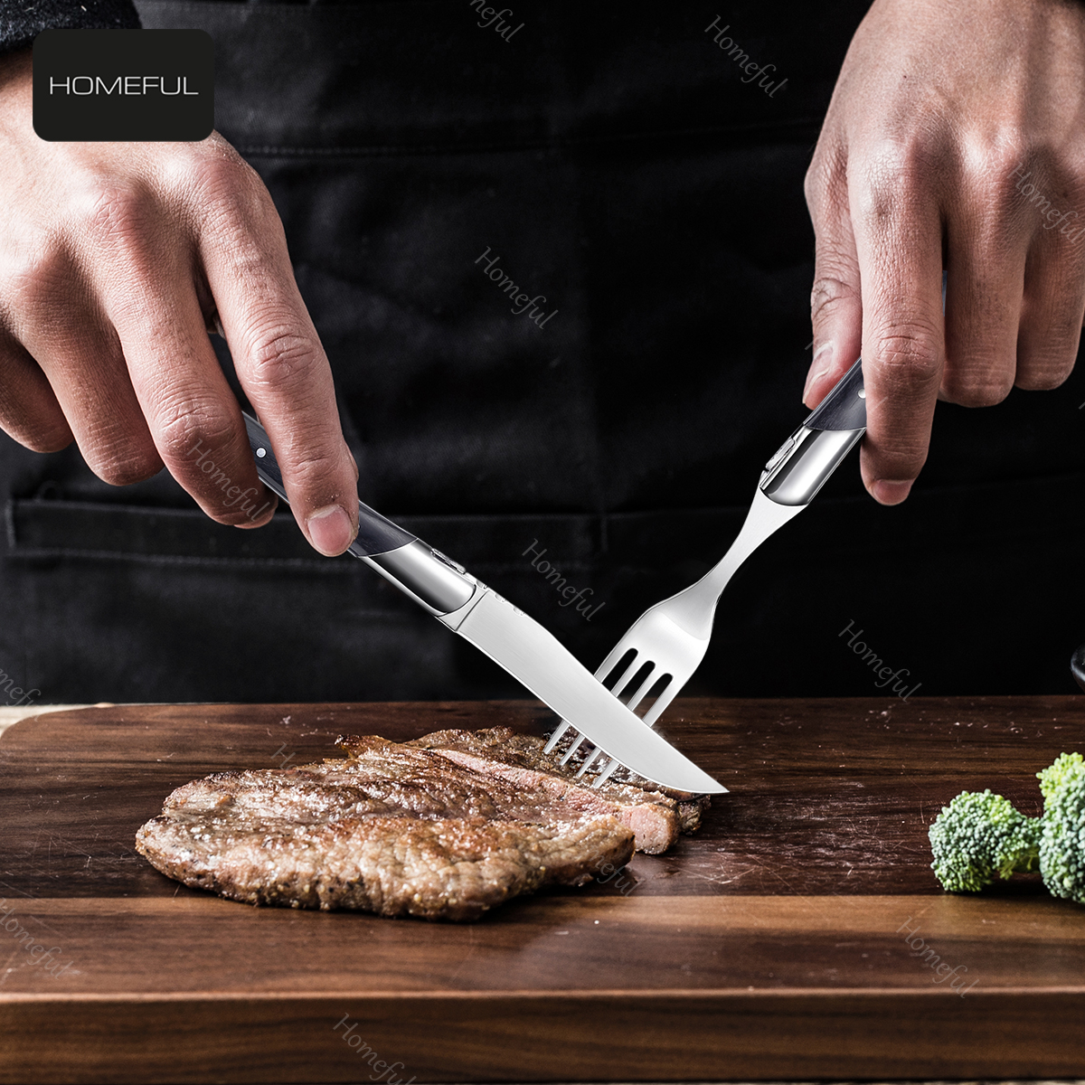 Homful 2 Pieces Table Knife And Fork