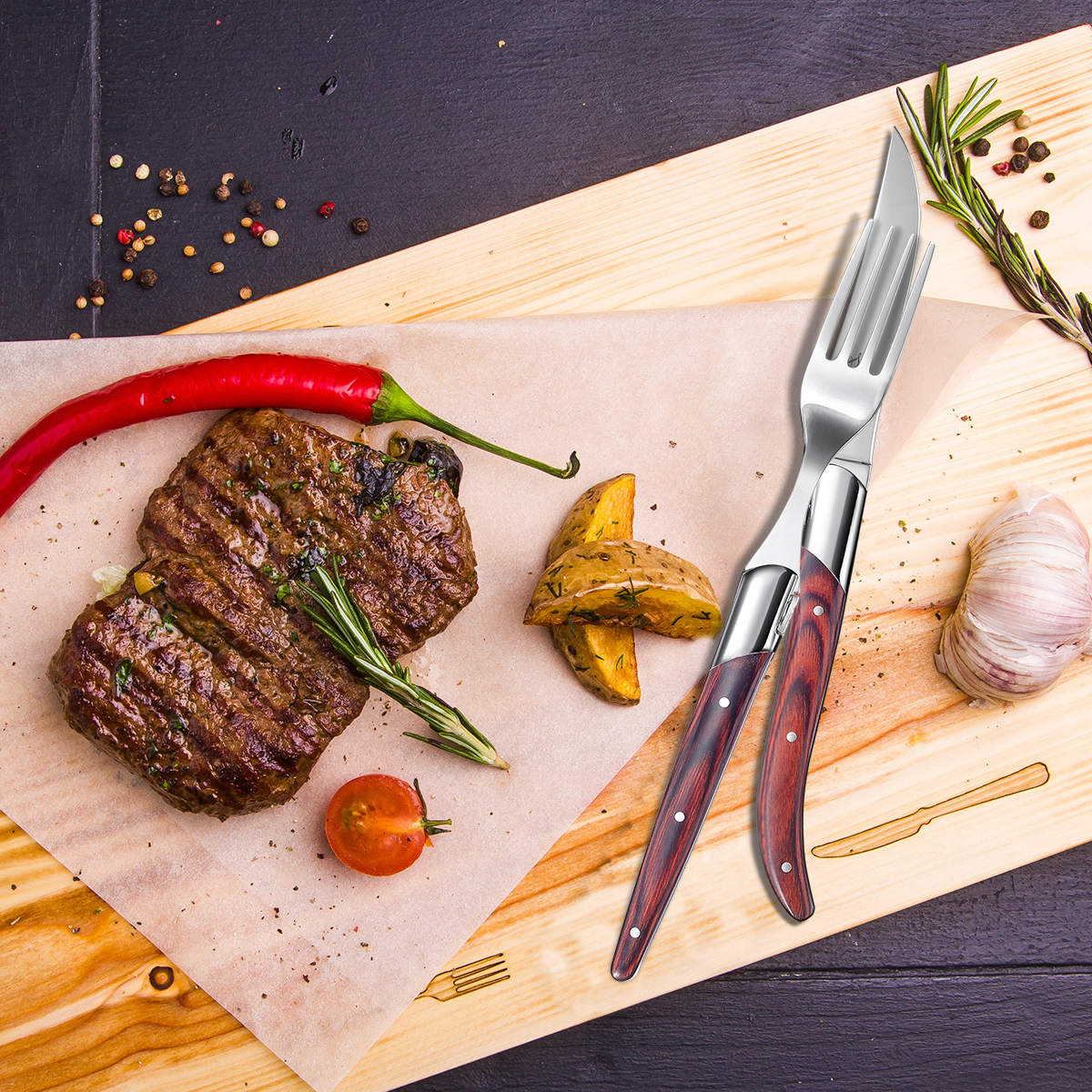 Homeful 4 Pieces Table Cutlery Set