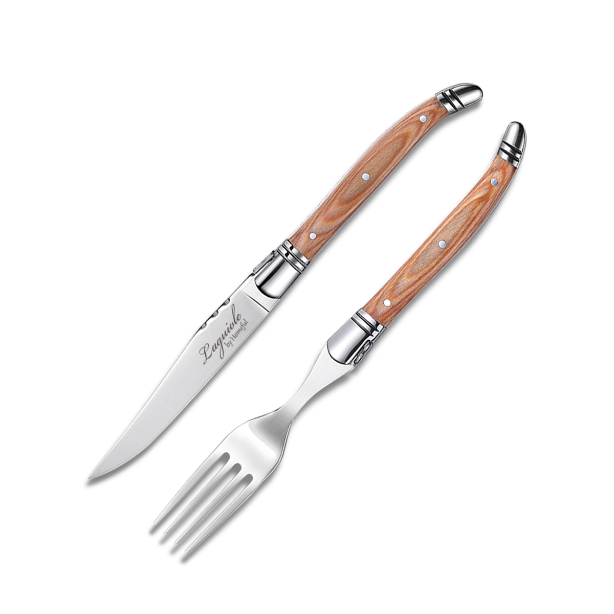 Homeful Laguiole  Cutlery Set With Pakka wood Handle