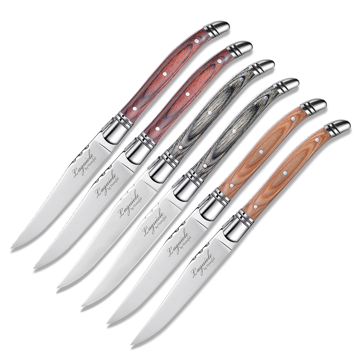 Homeful 4 Pieces Premium Laguiole Flatware Set