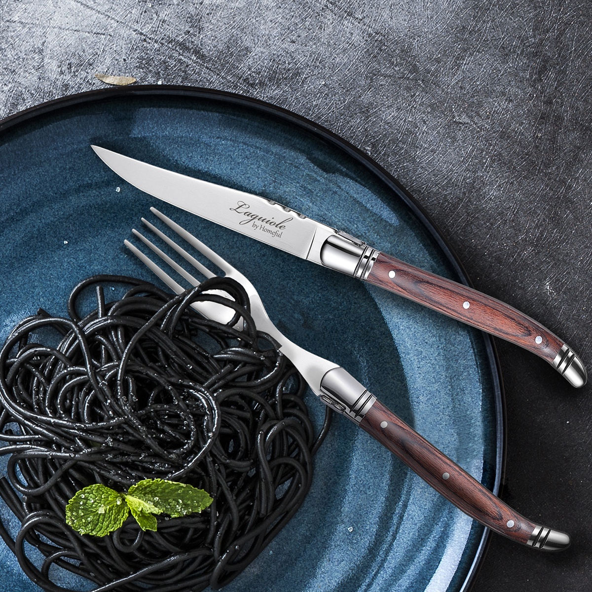 Homeful Laguiole 4 Pieces Flatware Set