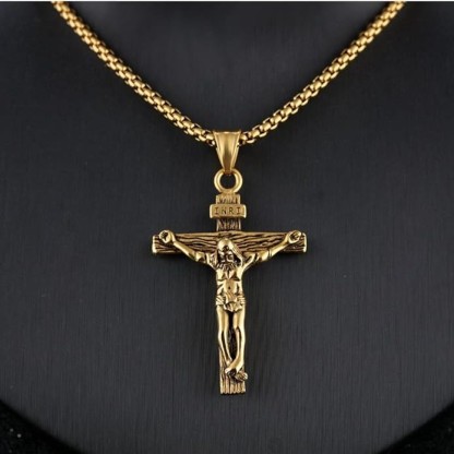 FREE Today: Christ Jewelry Crucifix Pendant Charm Necklace
